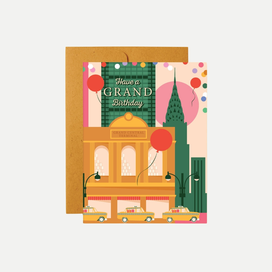 Grand Central Birthday Card