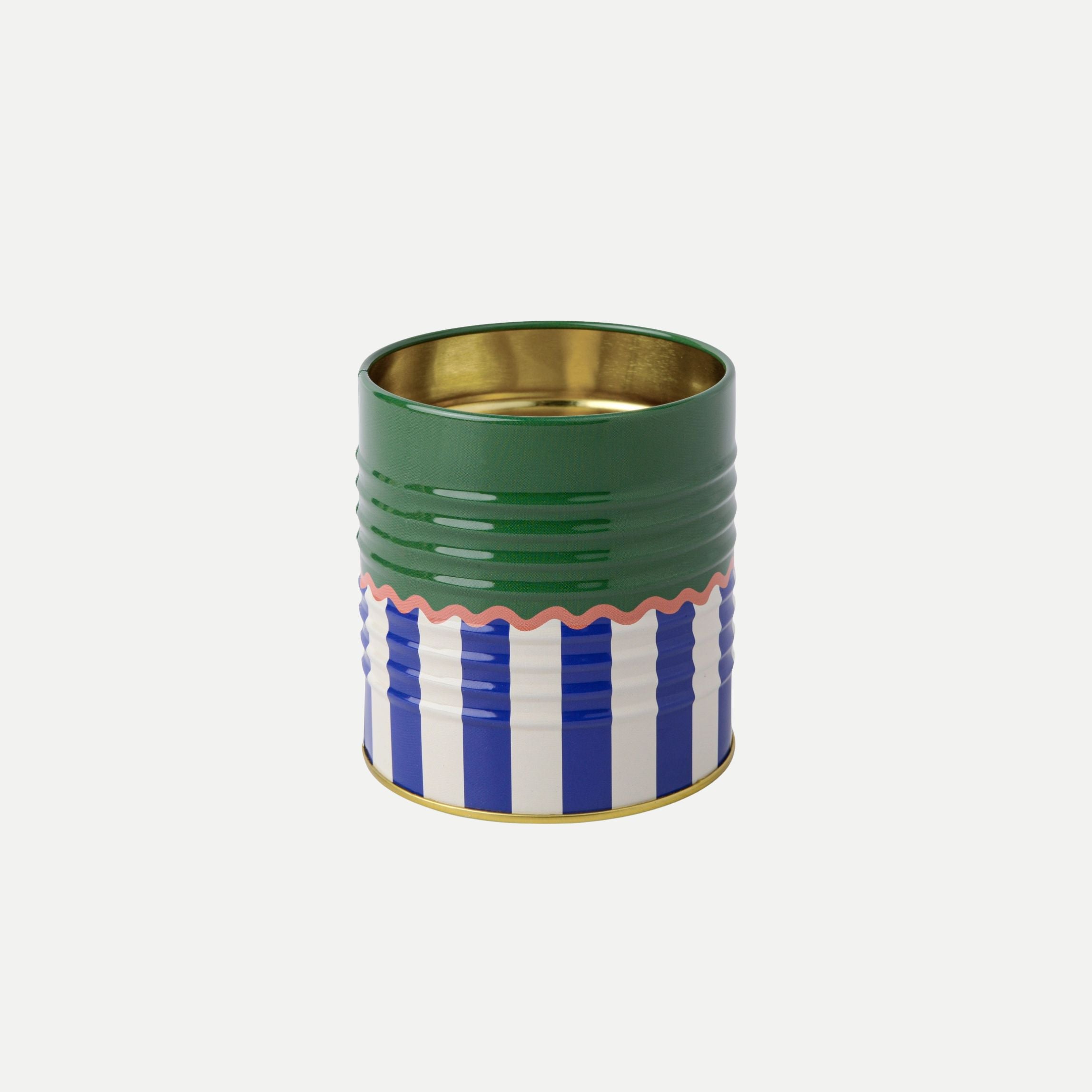 A Dopo Solid & Striped Storage Tin