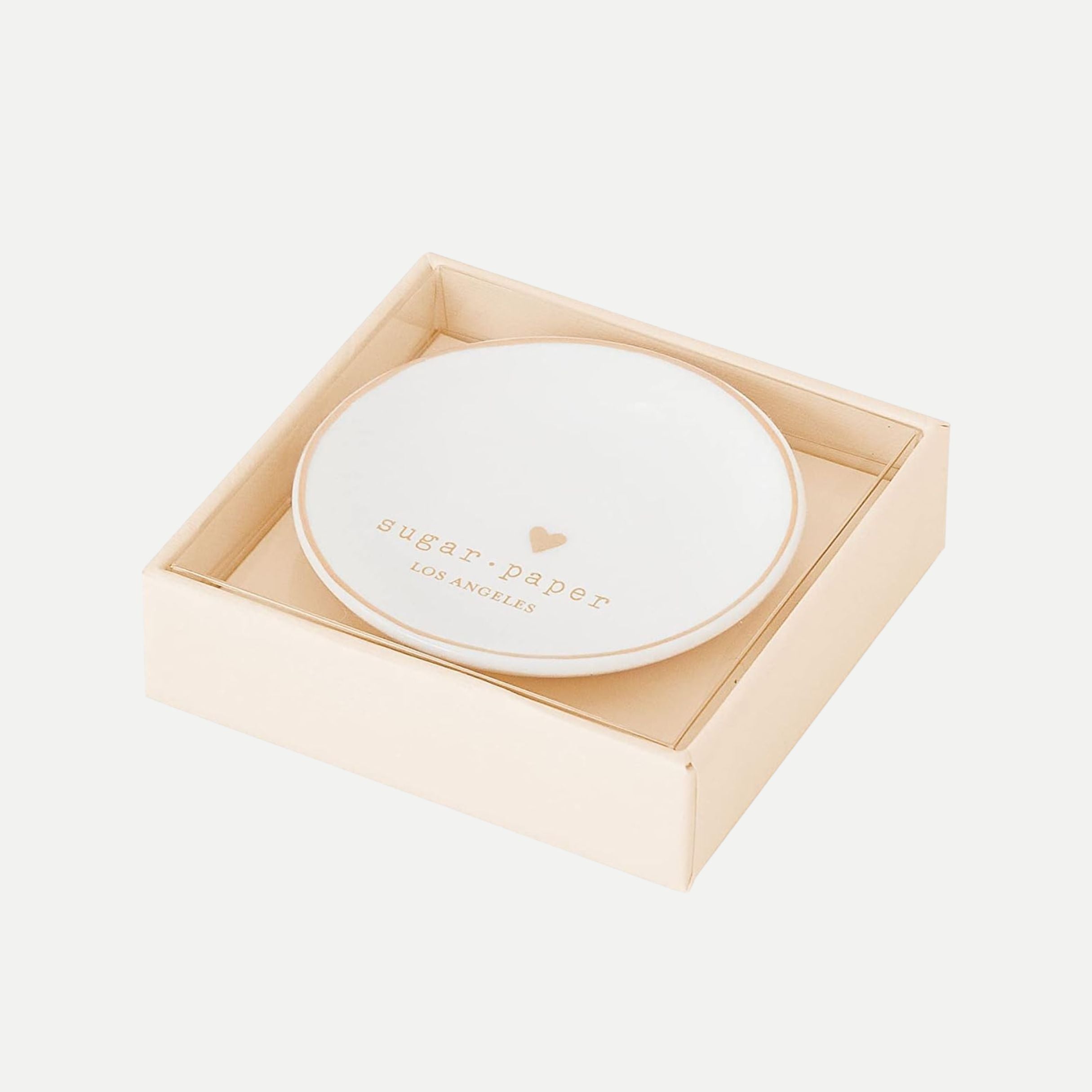 Small Round Heart Trinket Tray