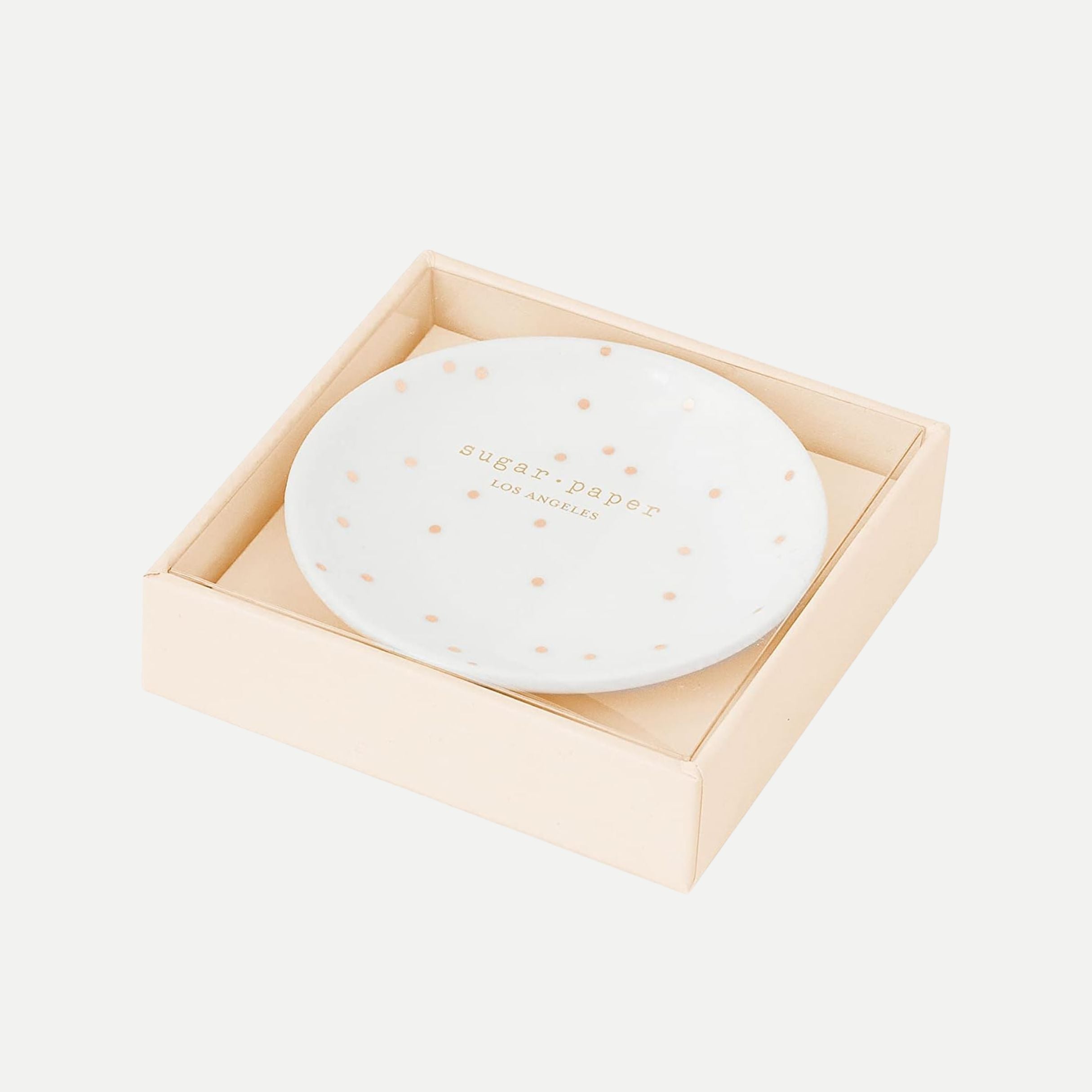 Small Round Scatter Dot Trinket Tray