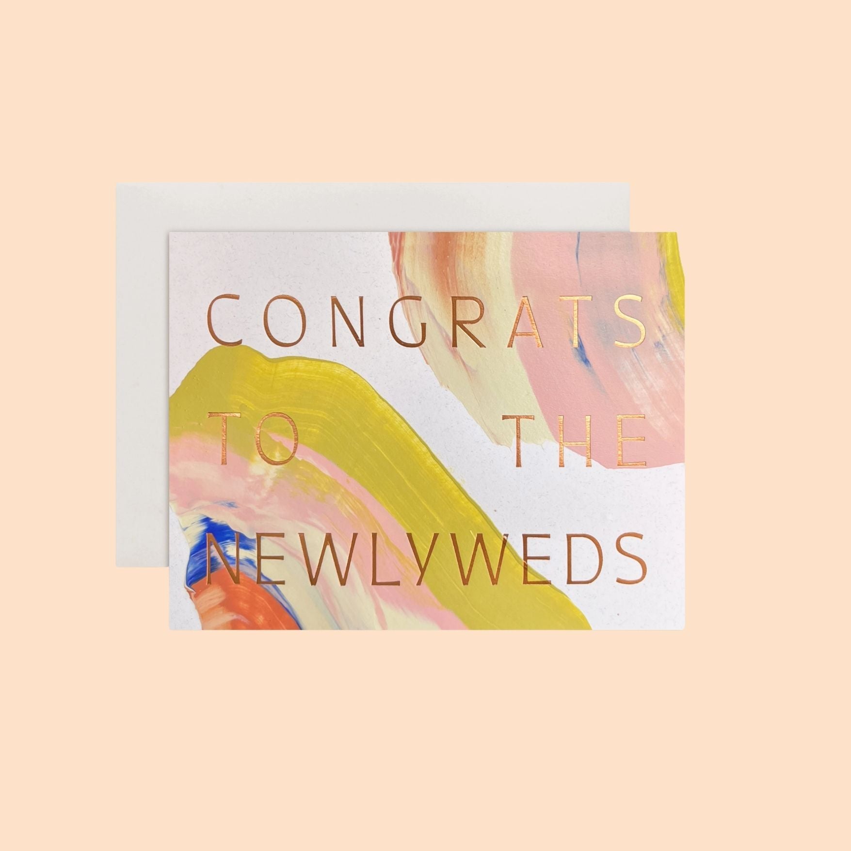 Citron Wedding Card