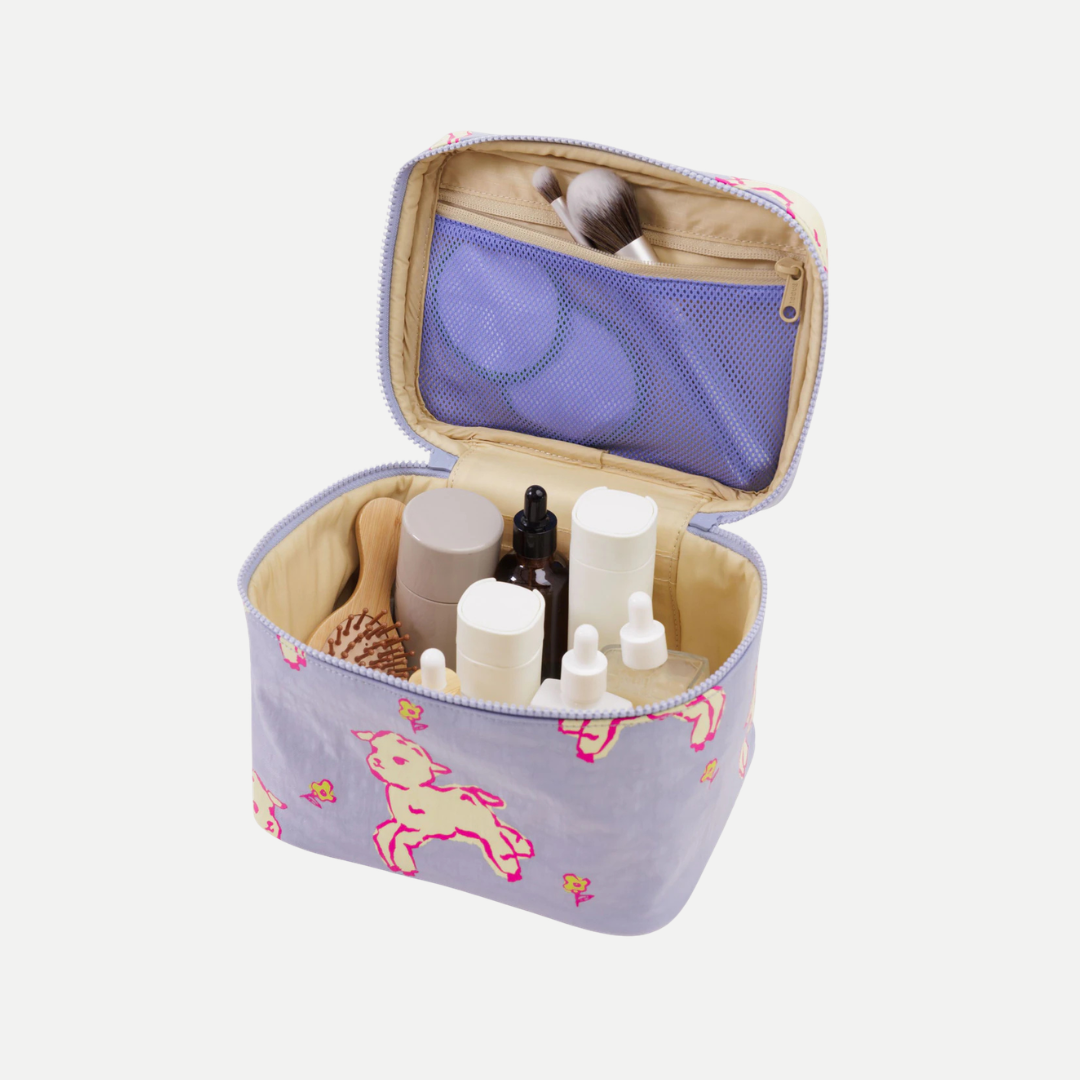Lambs - Large Cosmetic Case