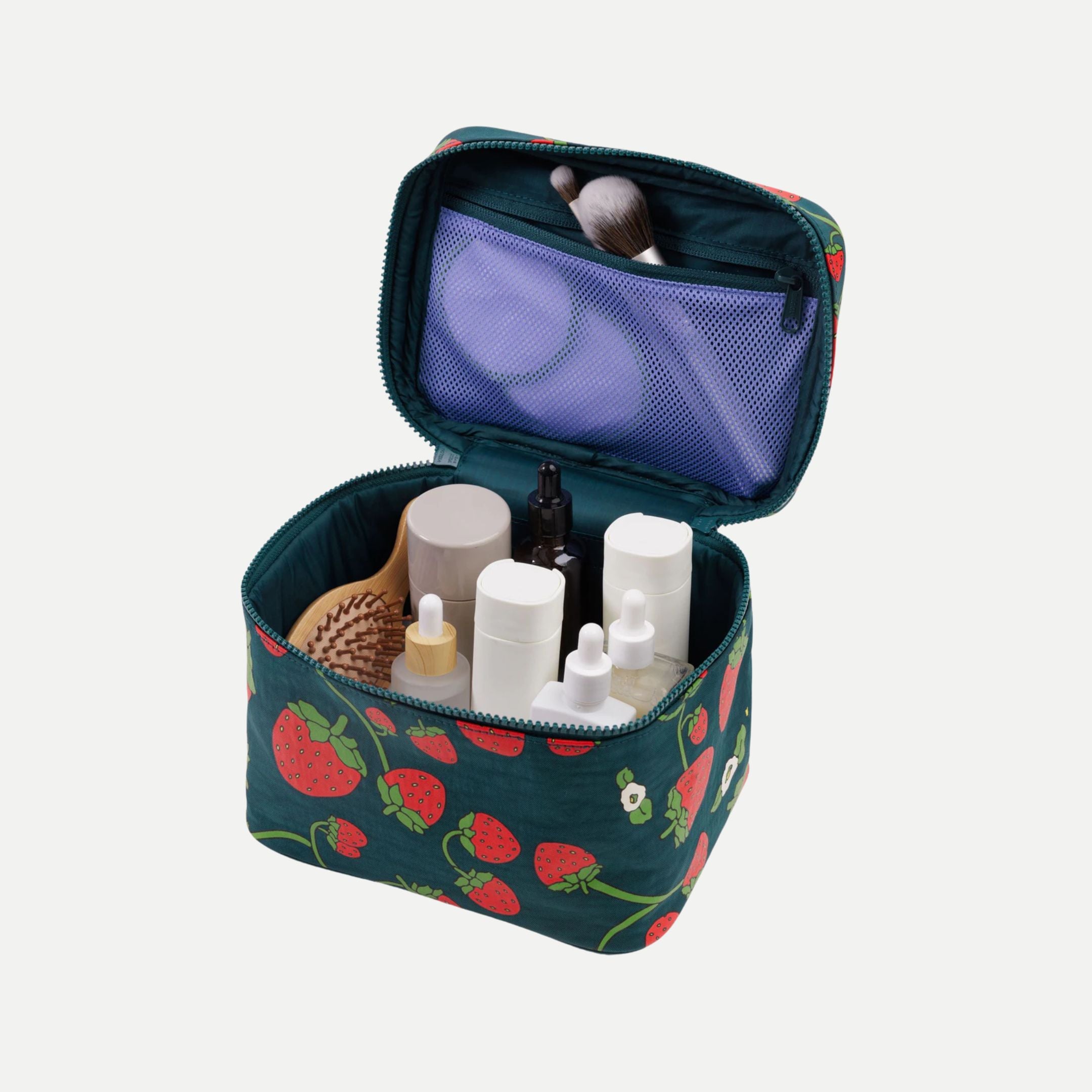 Strawberry Blossom - Large Cosmetic Case