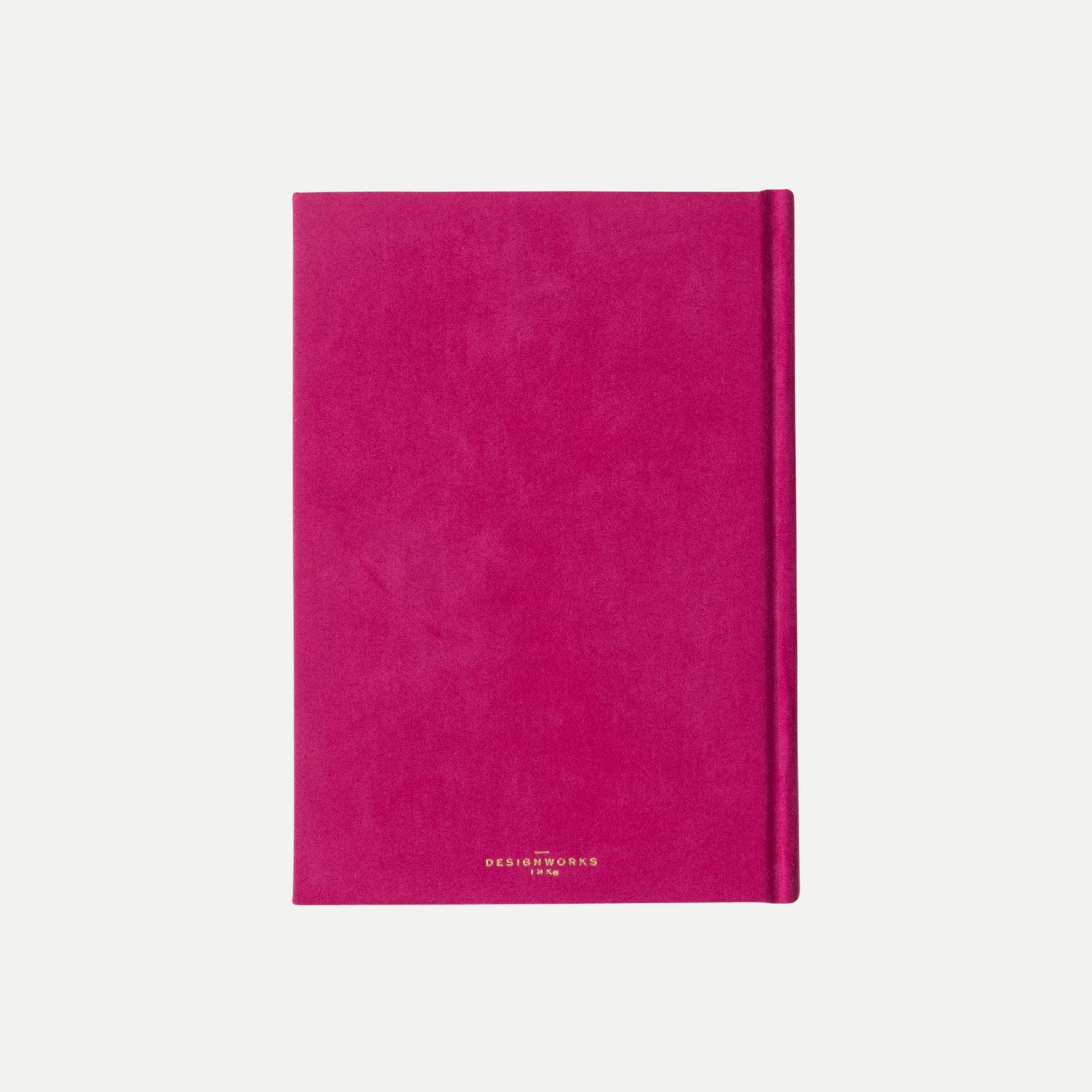 Suede Journal - Fuschia