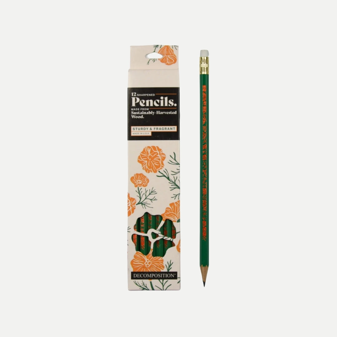 Pencils - California Poppies