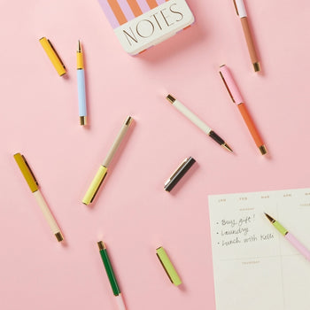 Color Block Pens – Set of 2