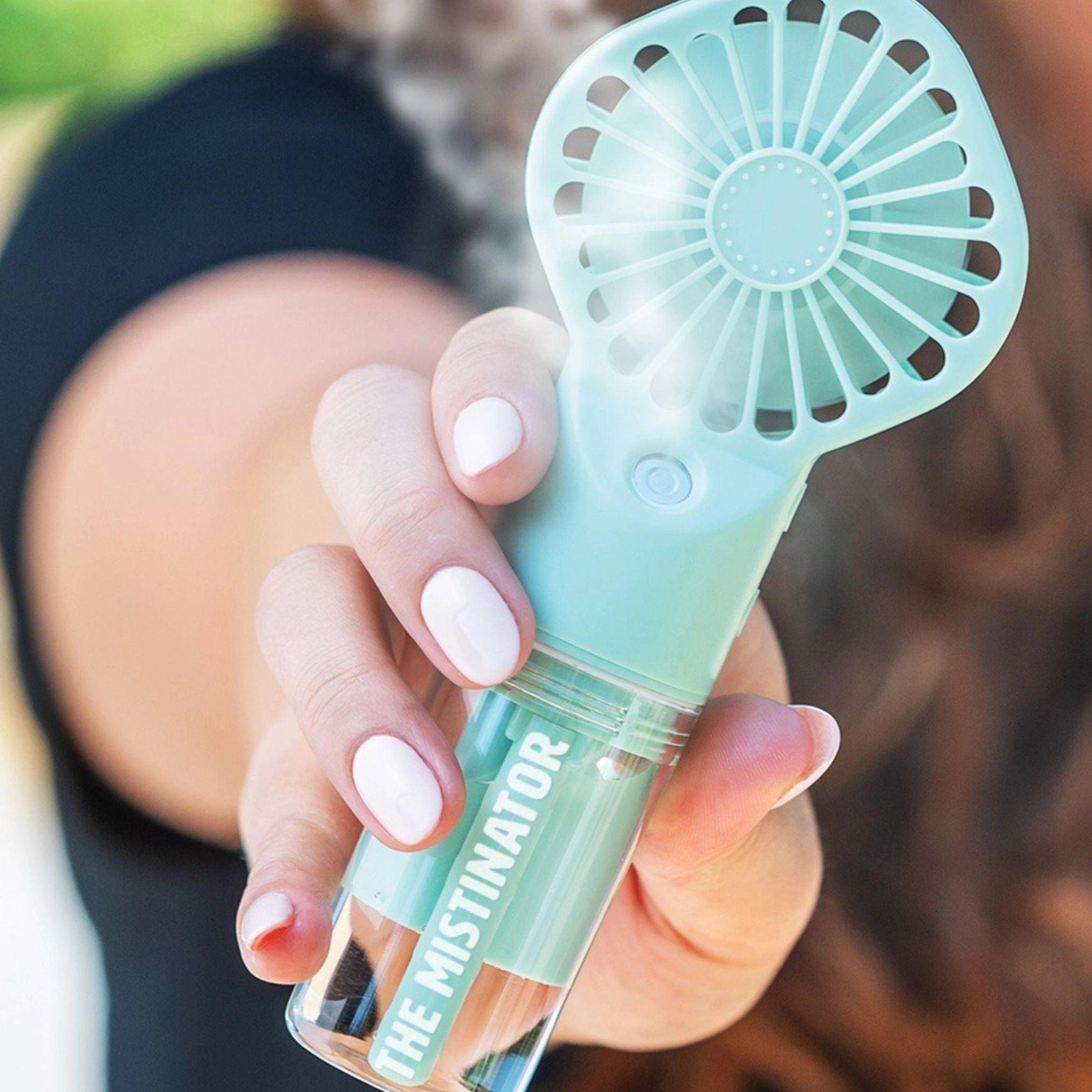 The Mistinator 2-in-1 Rechargeable Water Fan - Green