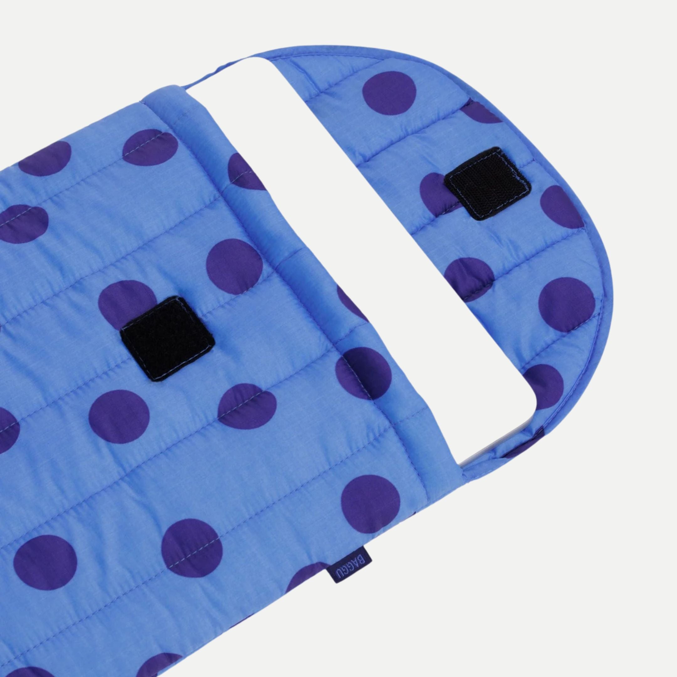 Blue Polka Dot - Puffy Laptop Sleeve 16"