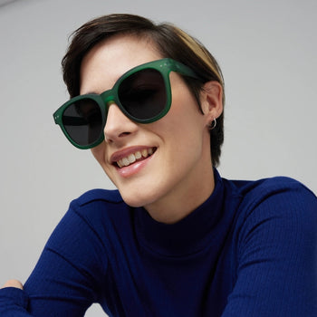 IZIPIZI #N Green Sunglasses