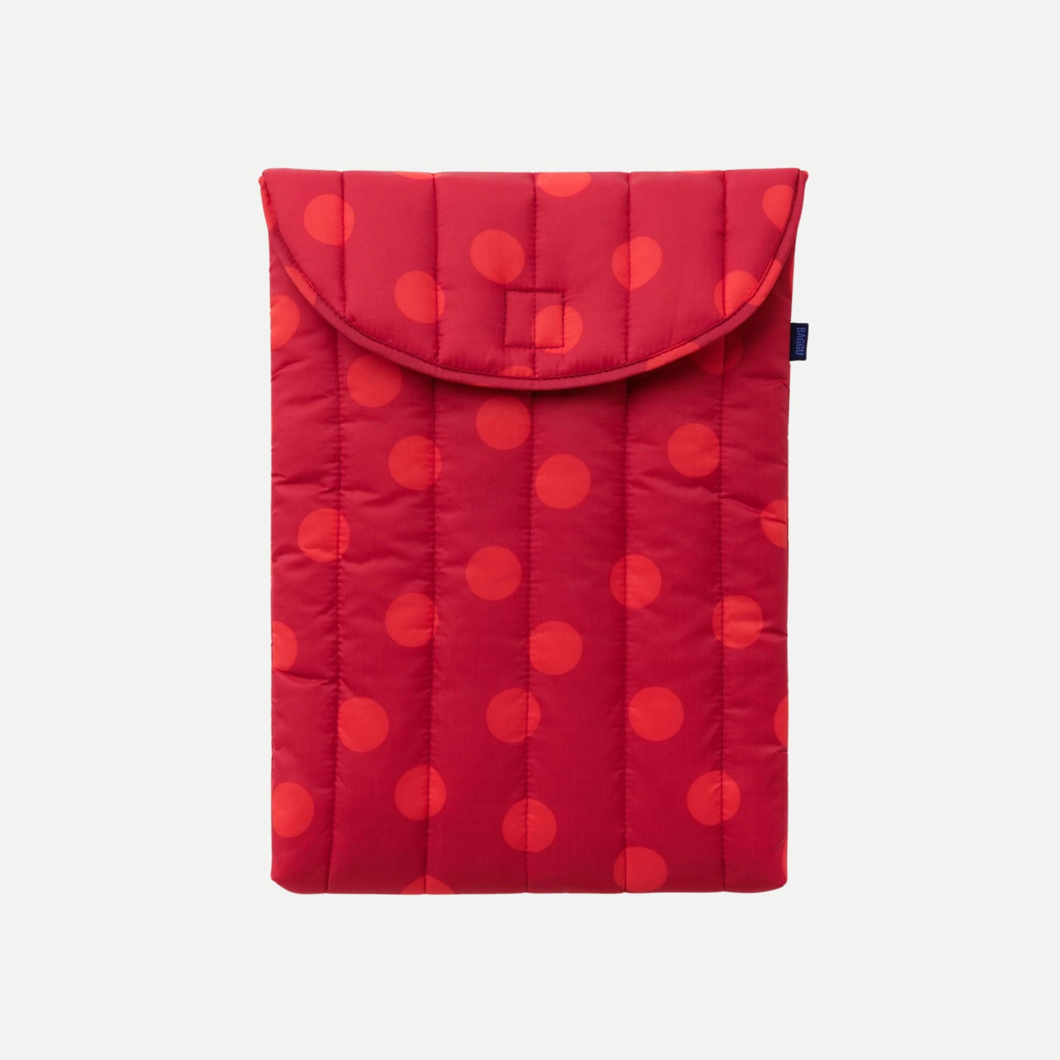 Red Polka Dot - Puffy Laptop Sleeve 16"