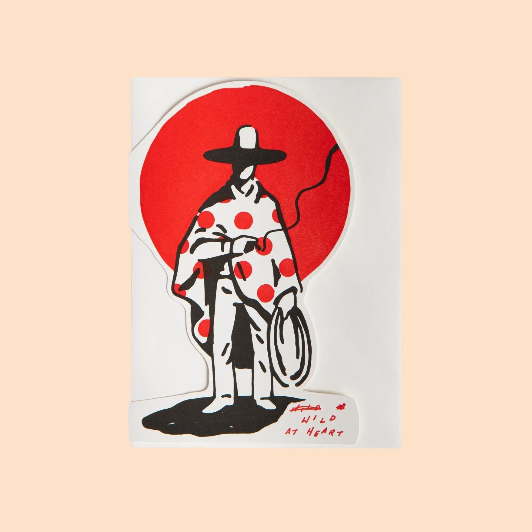Wild At Heart Cowboy Greeting Card