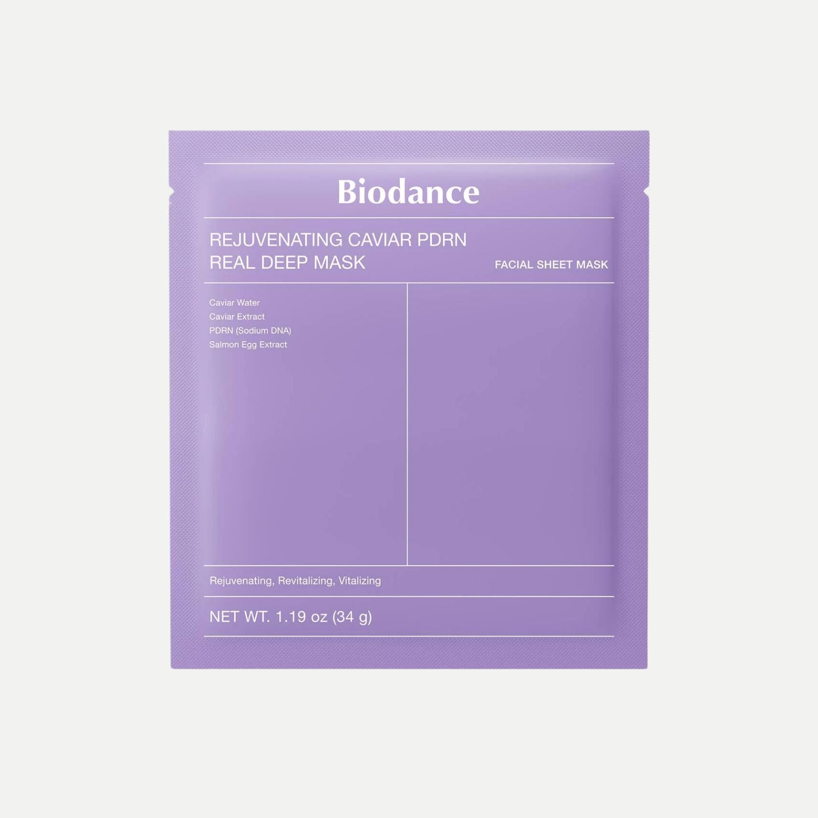 Rejuvenating Caviar Pdrn Real Deep Sheet Mask