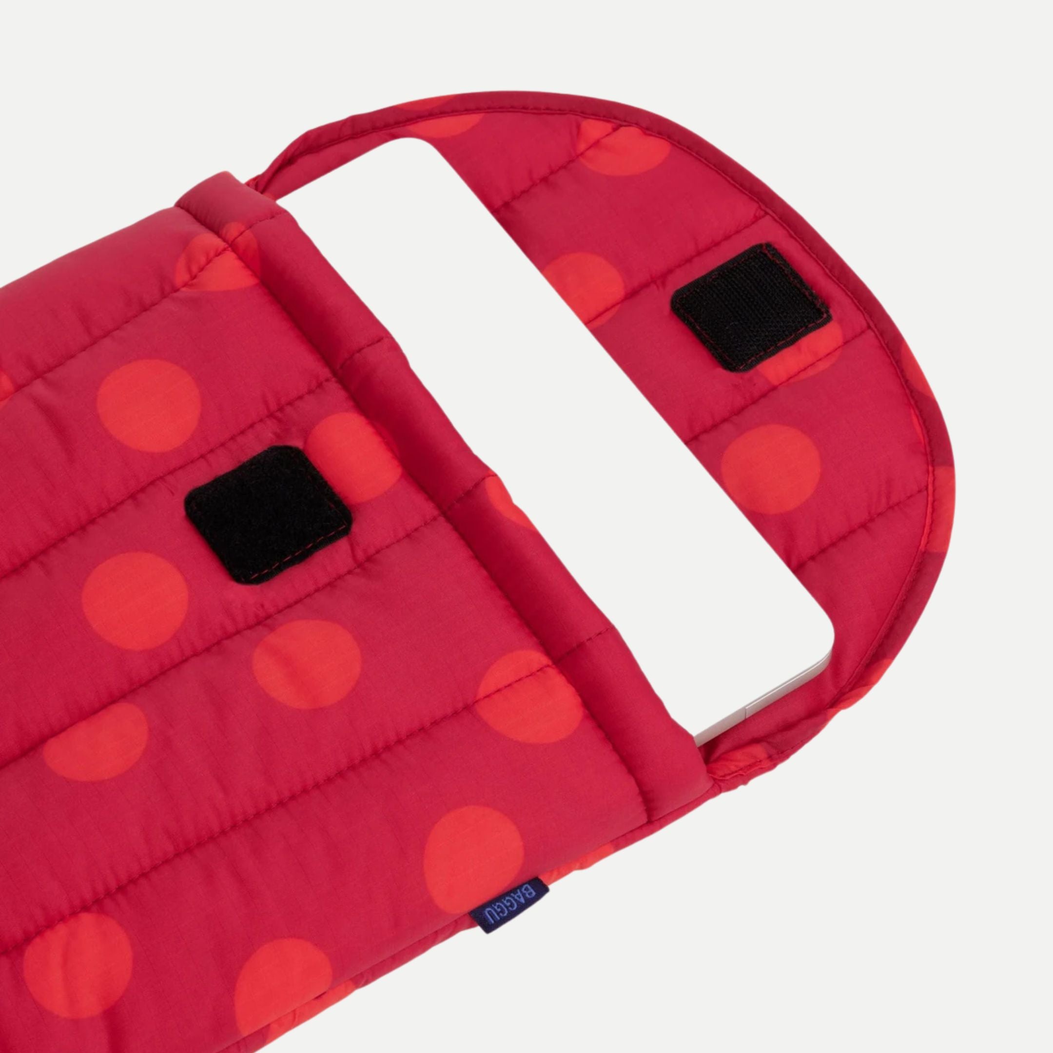 Red Polka Dot - Puffy Laptop Sleeve 13"/14"