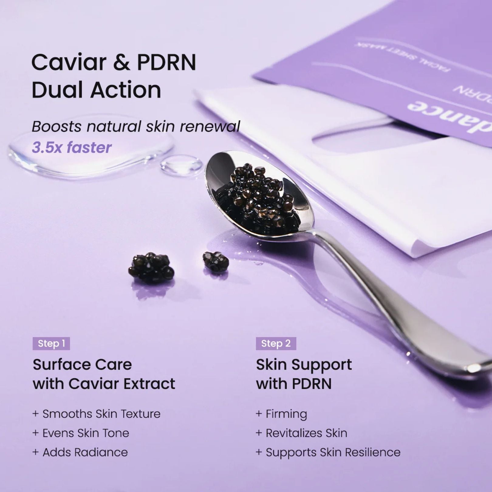 Rejuvenating Caviar Pdrn Real Deep Sheet Mask