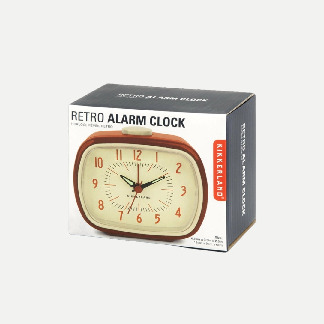 Red Retro Alarm Clock