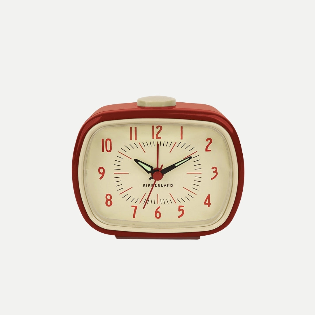 Red Retro Alarm Clock