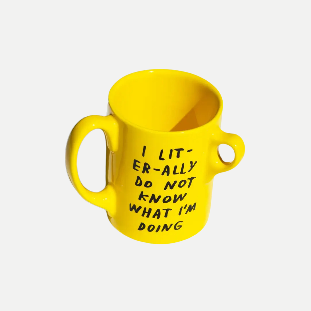 I Literally Do Not Know Mug X Adam Jk