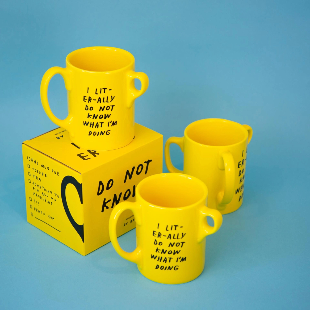 I Literally Do Not Know Mug X Adam Jk