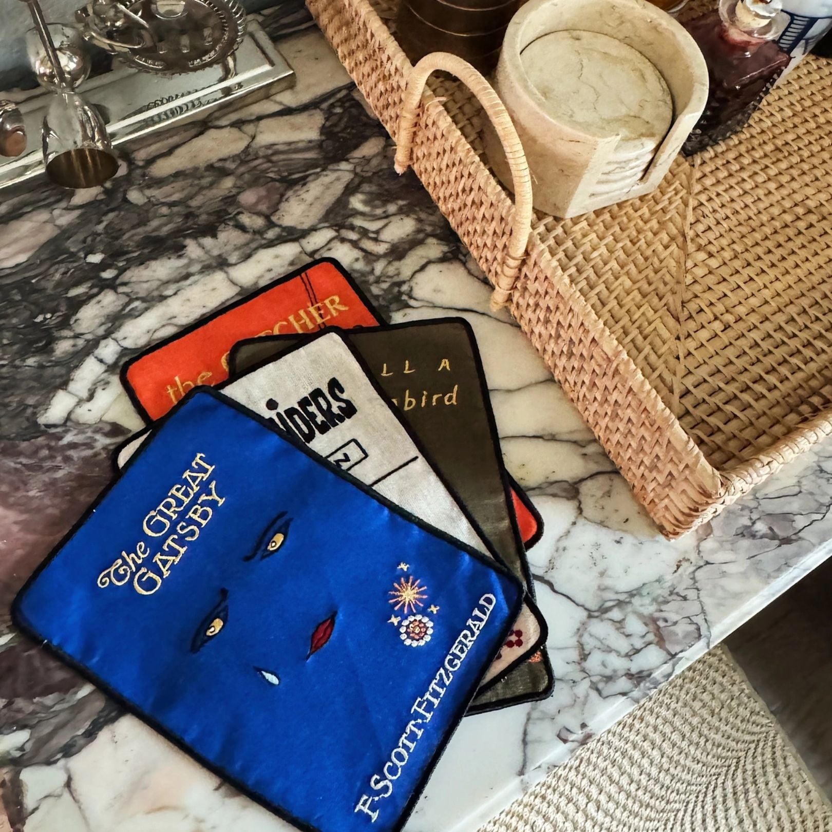 Great Books Cocktail Napkins - Set of 4
