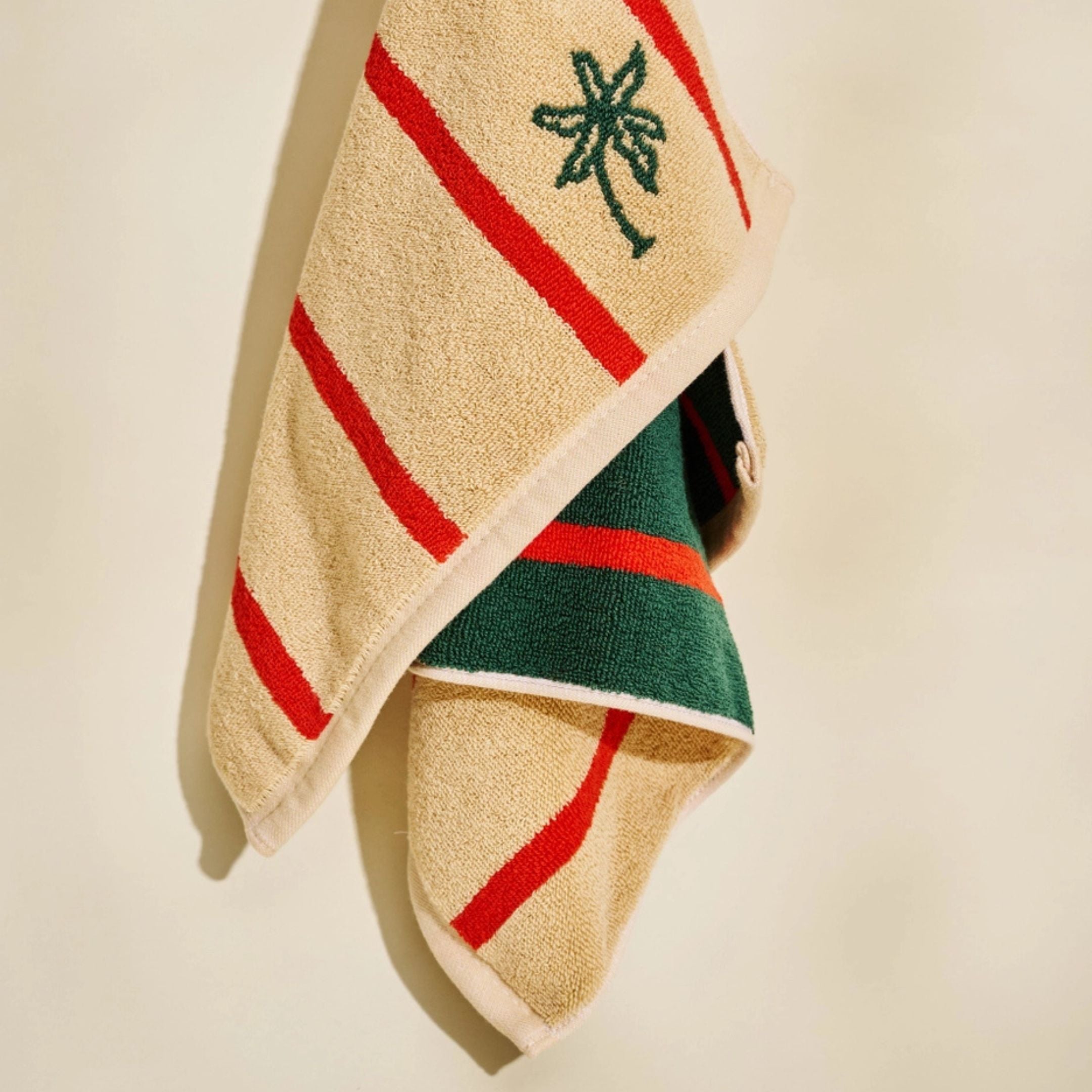 Tan Lines Palm Cotton Terry Cloth Towel