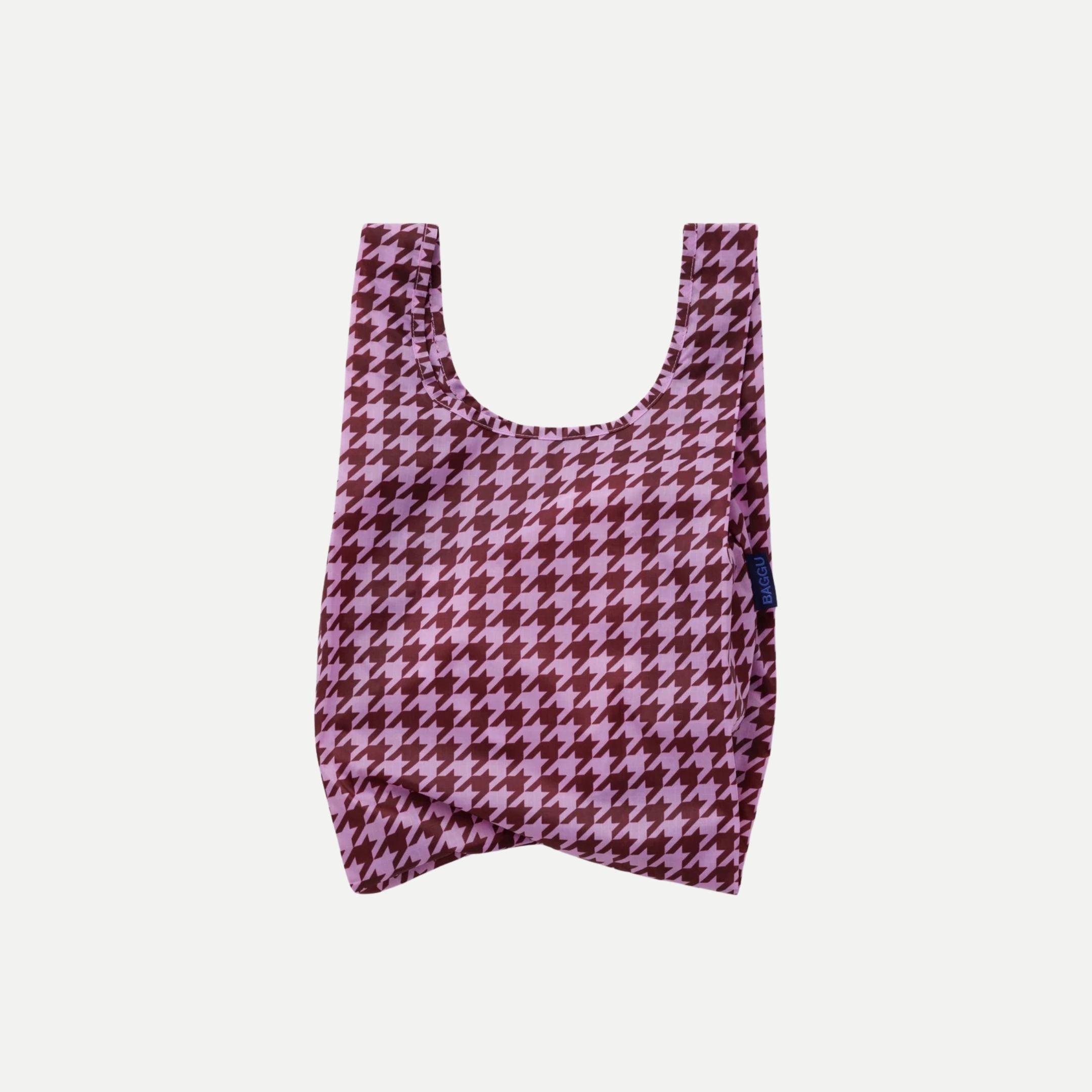 Pink Houndstooth - Baby Baggu
