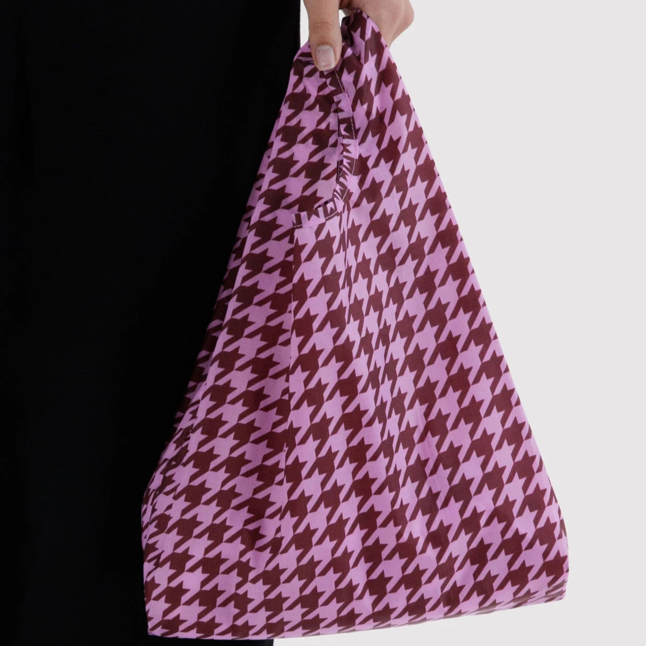 Pink Houndstooth - Baby Baggu