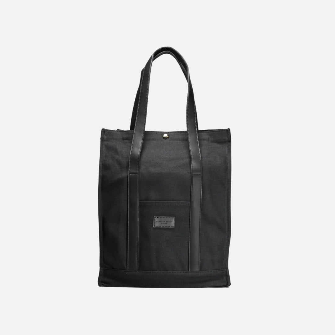 Black Canvas Tote Bag