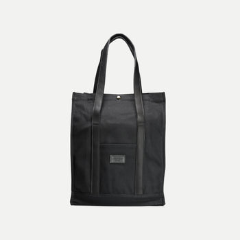 Black Canvas Tote Bag