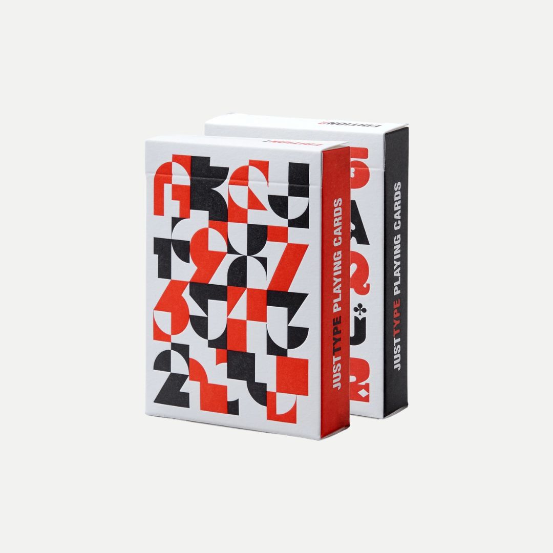 Just Type Playing Cards