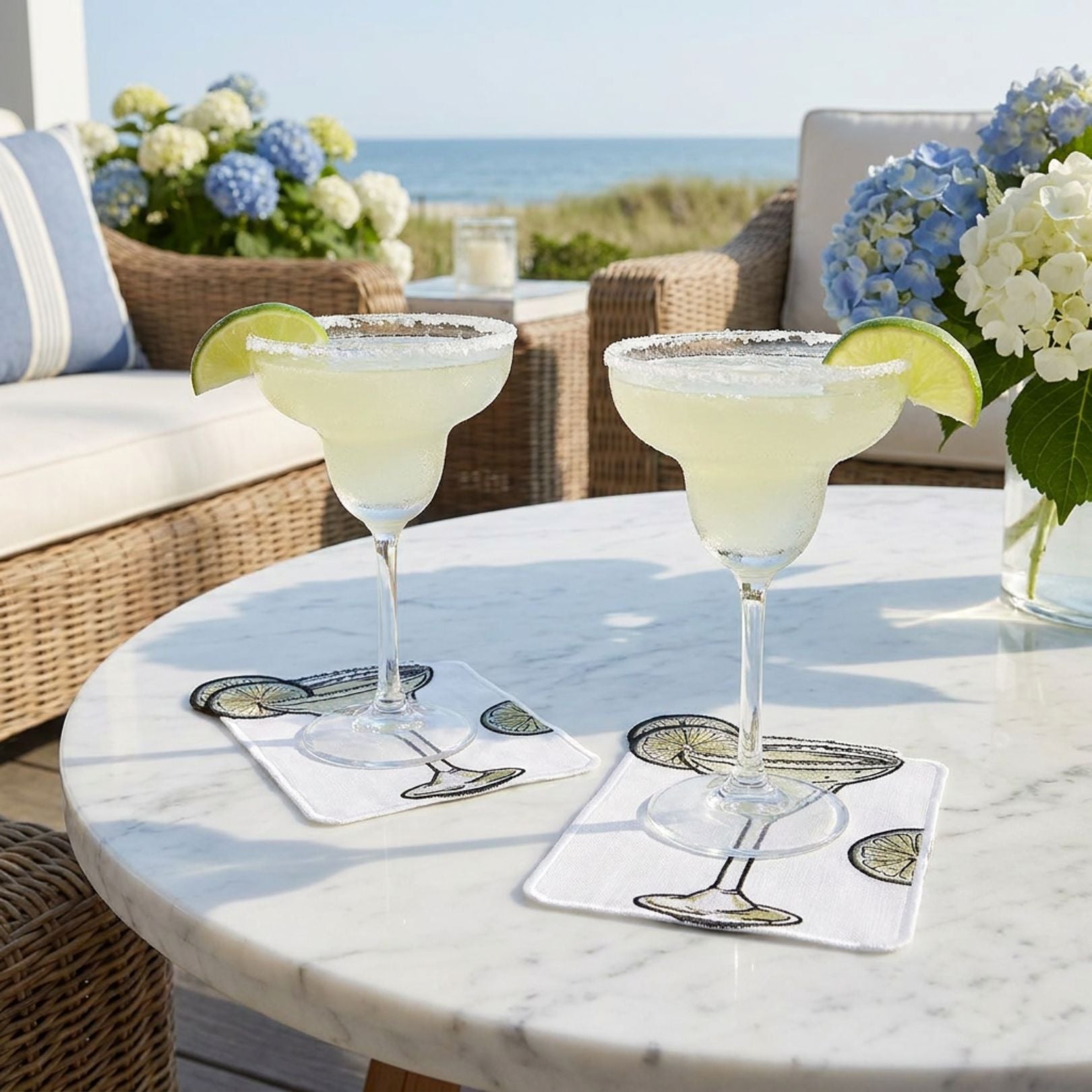 Margarita Cocktail Napkins - Set of 2
