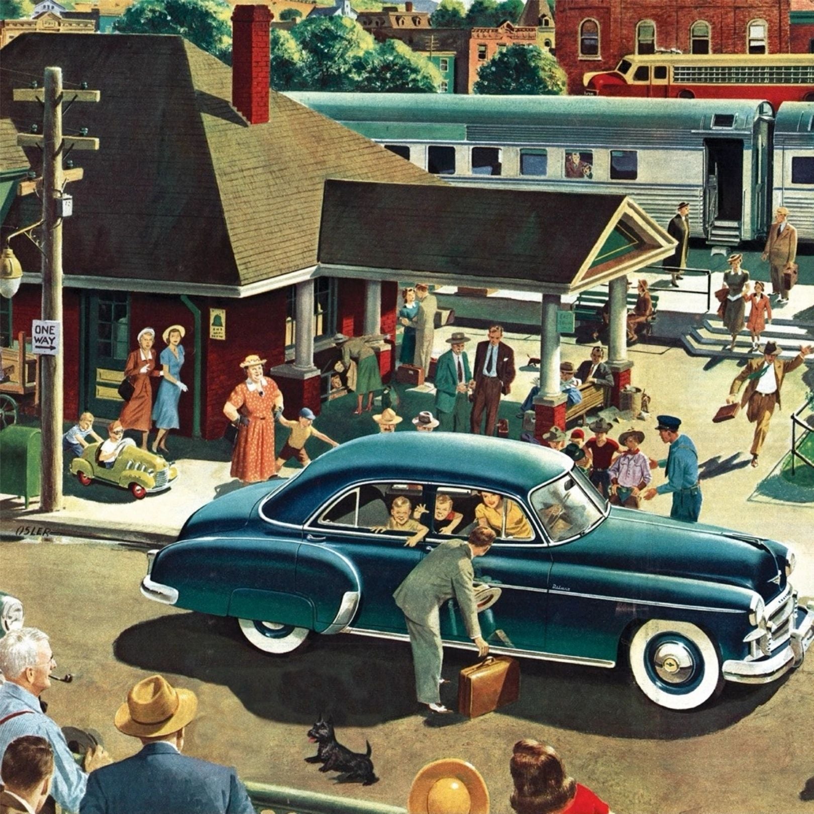 Coming and going - 1000 Piece Puzzle