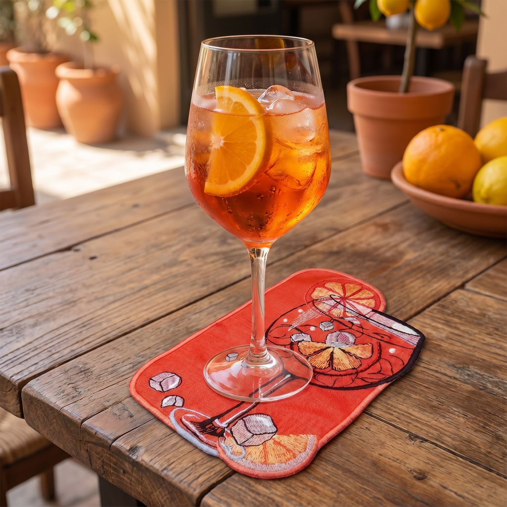 Spritz Cocktail Napkins - Set of 2