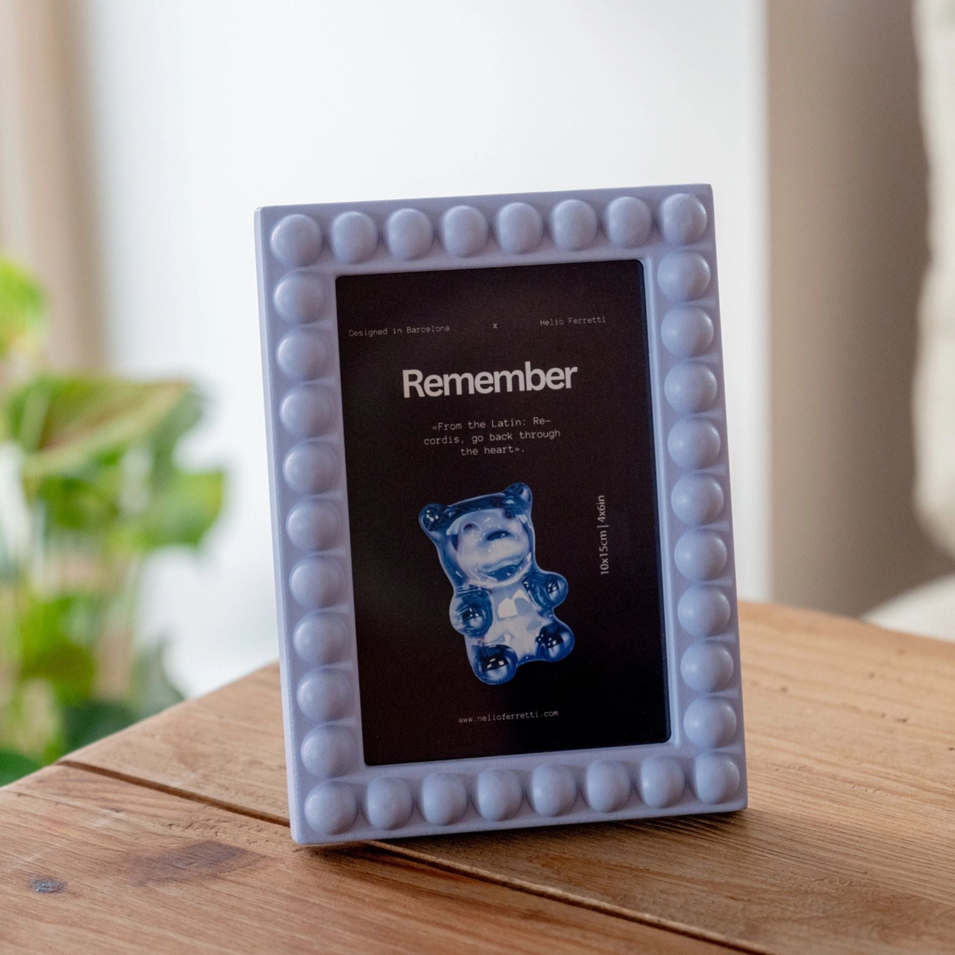 Purple Memory Photo Frame