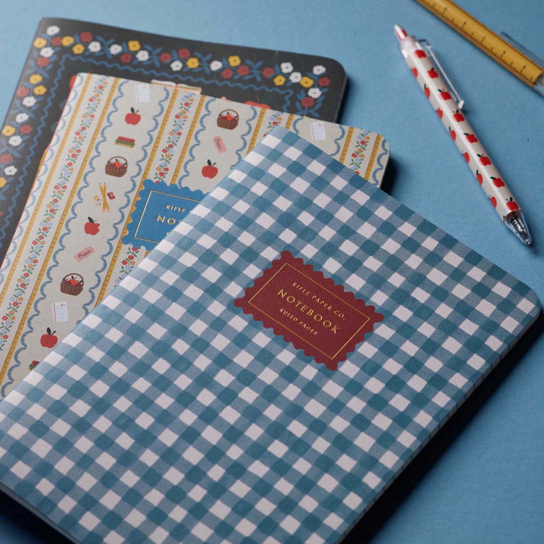 Schoolhouse Notebooks - Set of 3