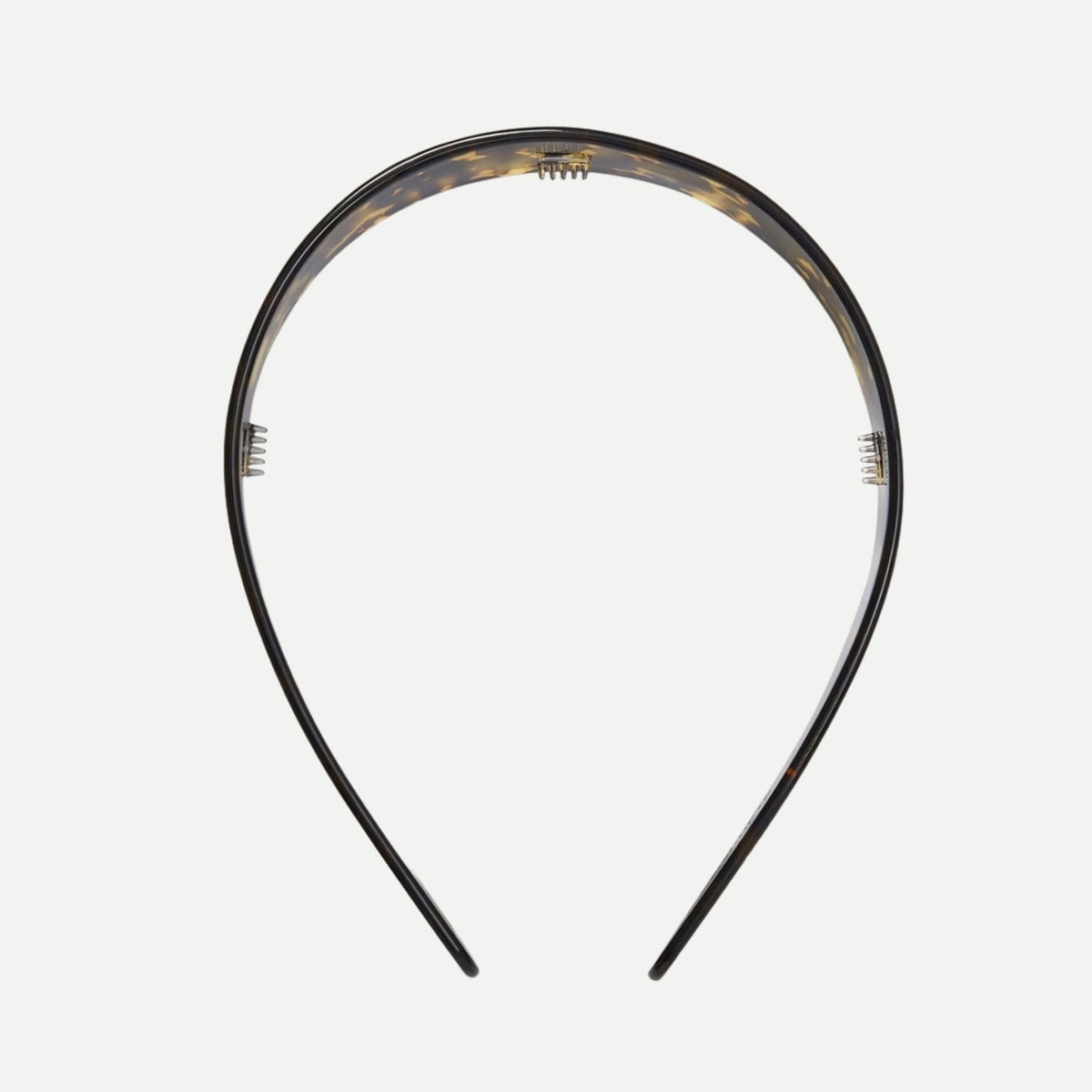 Wide Headband - Dark Tortoise