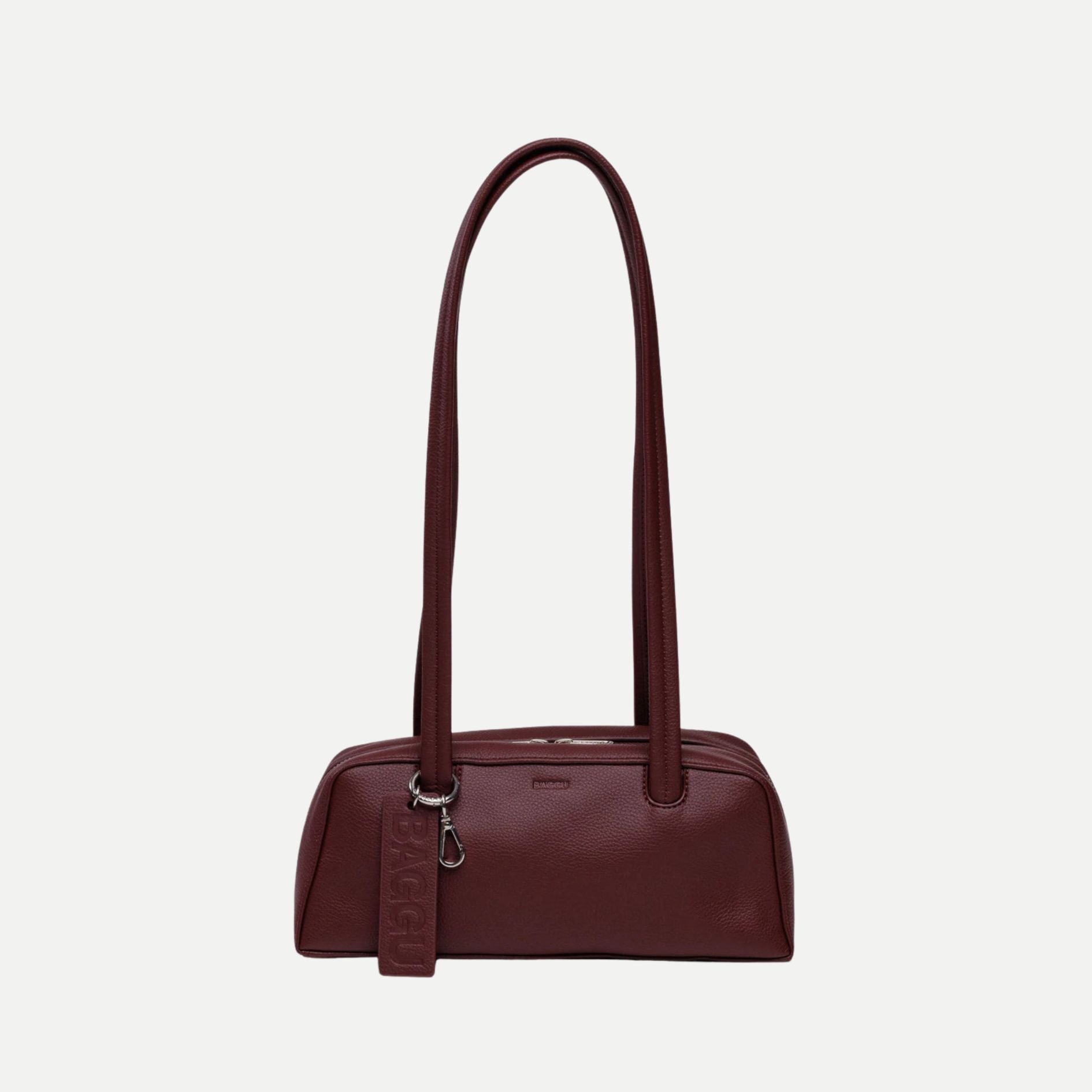 Mahogany - Small Leather Bowler Bag