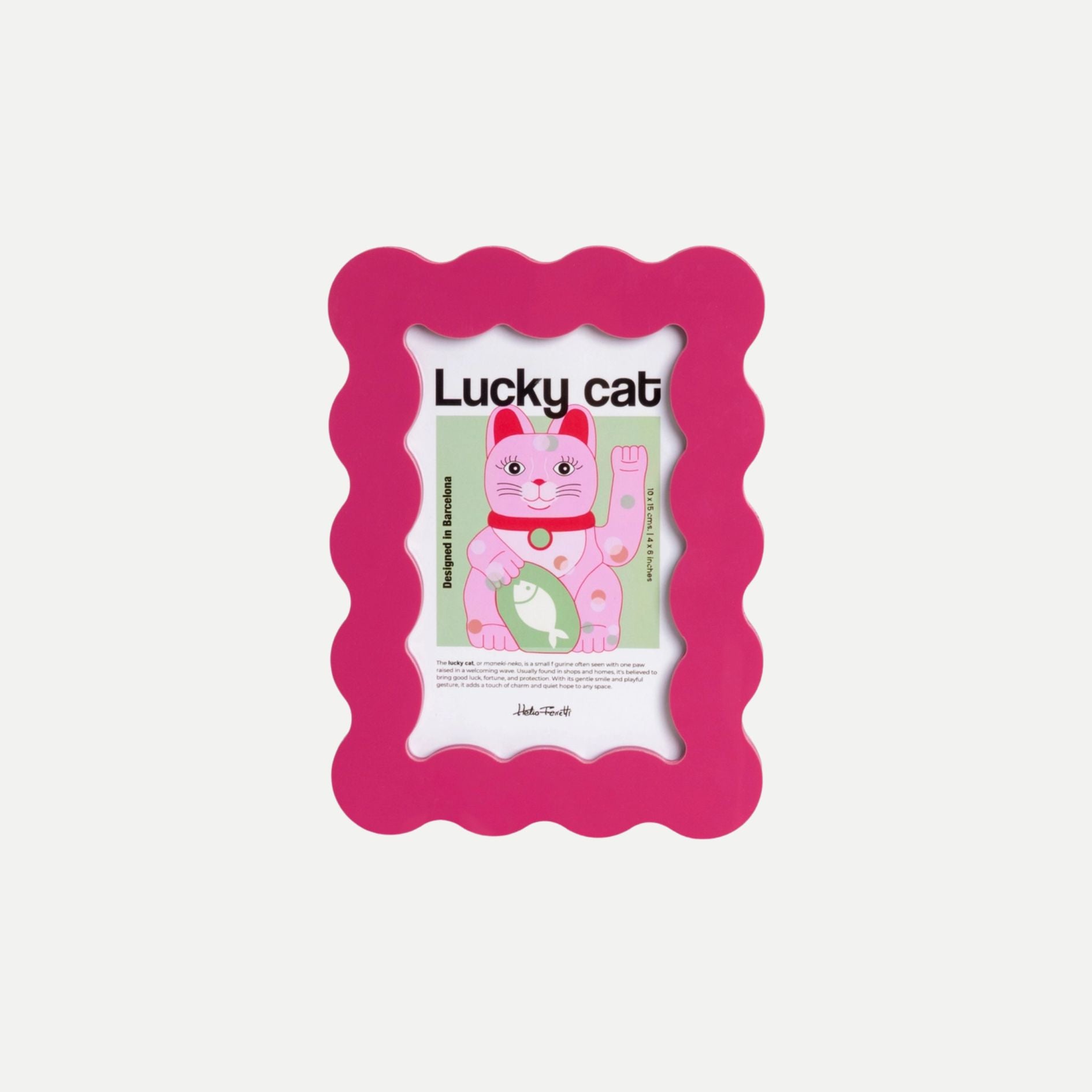 Magenta Acrylic Petal Photo Frame