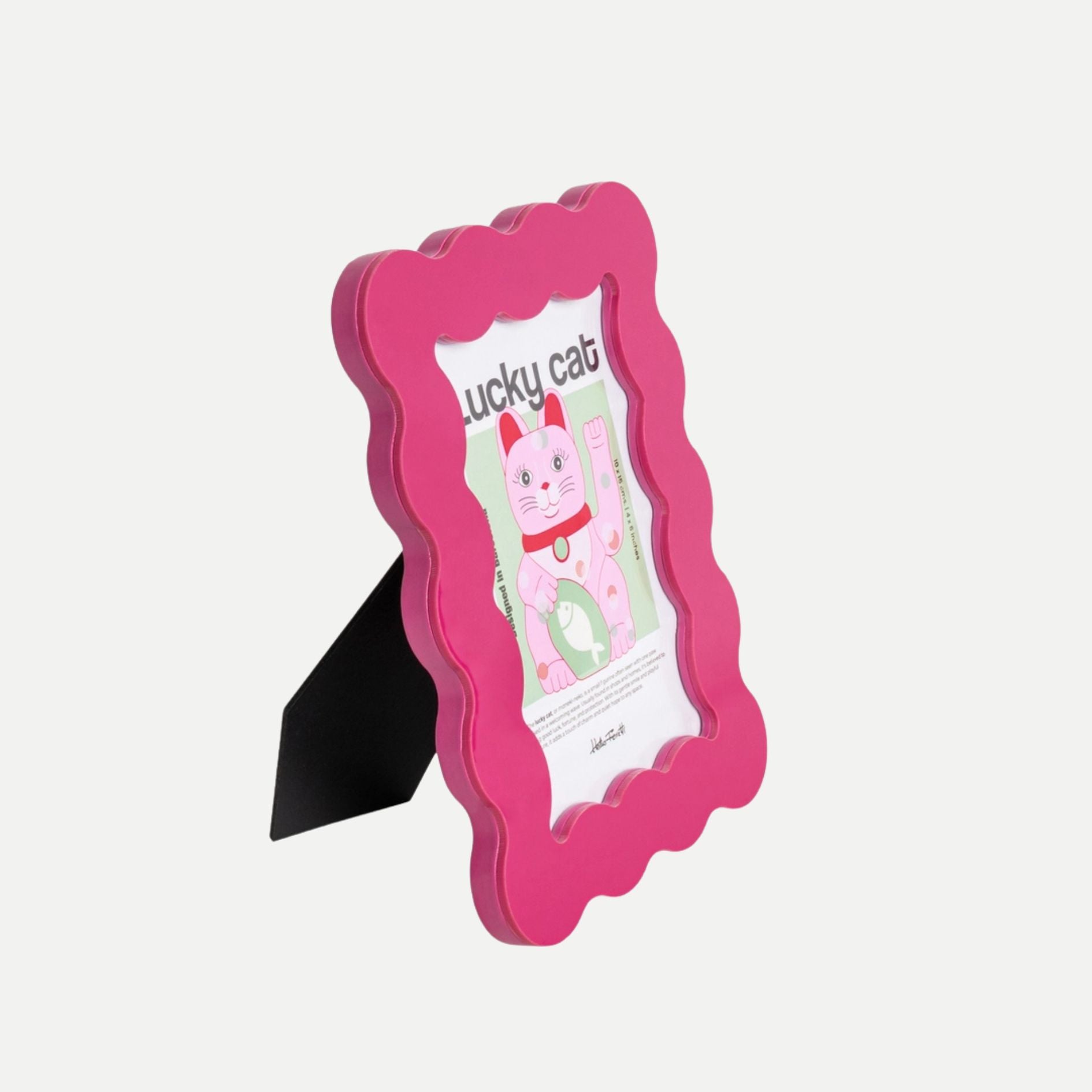 Magenta Acrylic Petal Photo Frame