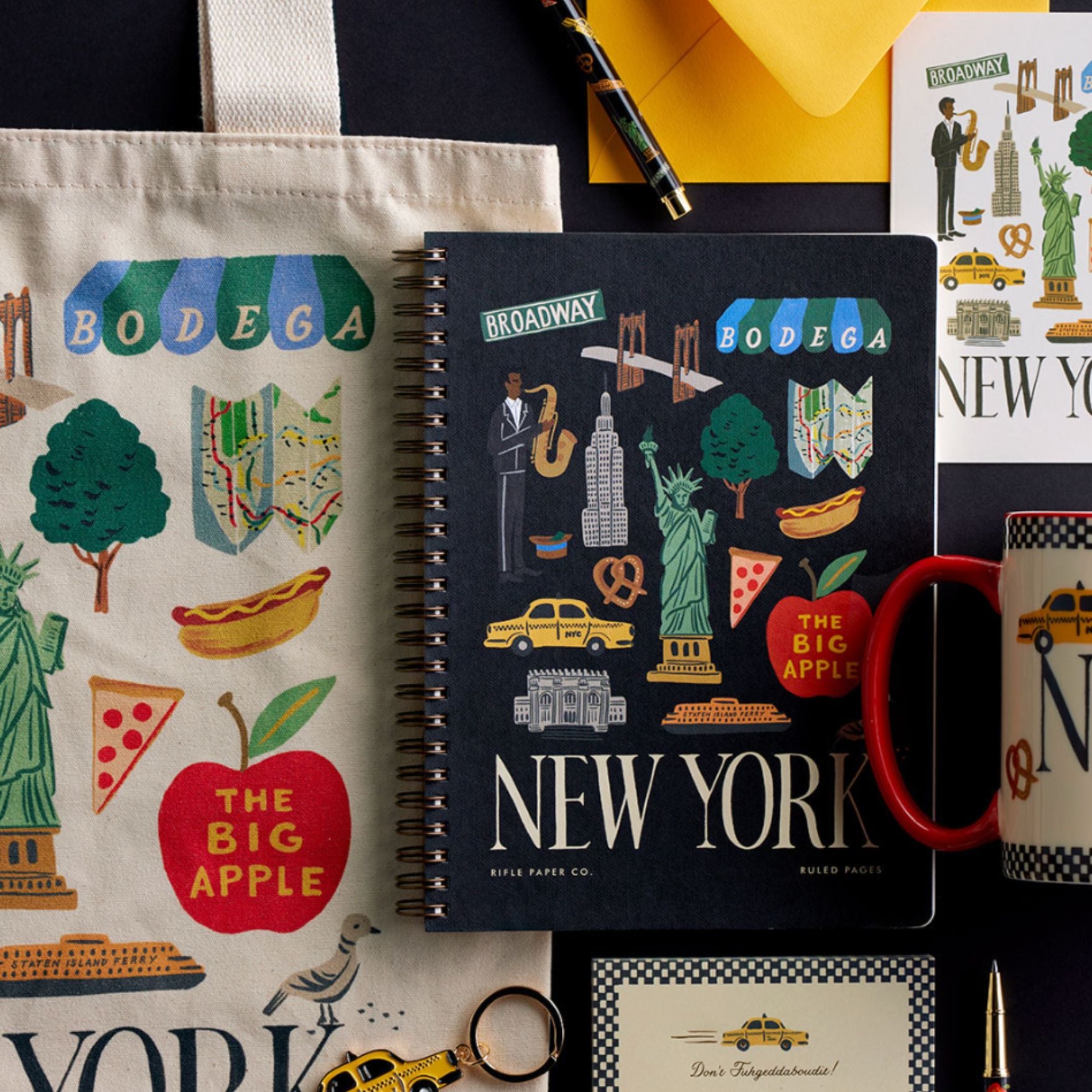 New York Canvas Tote Bag