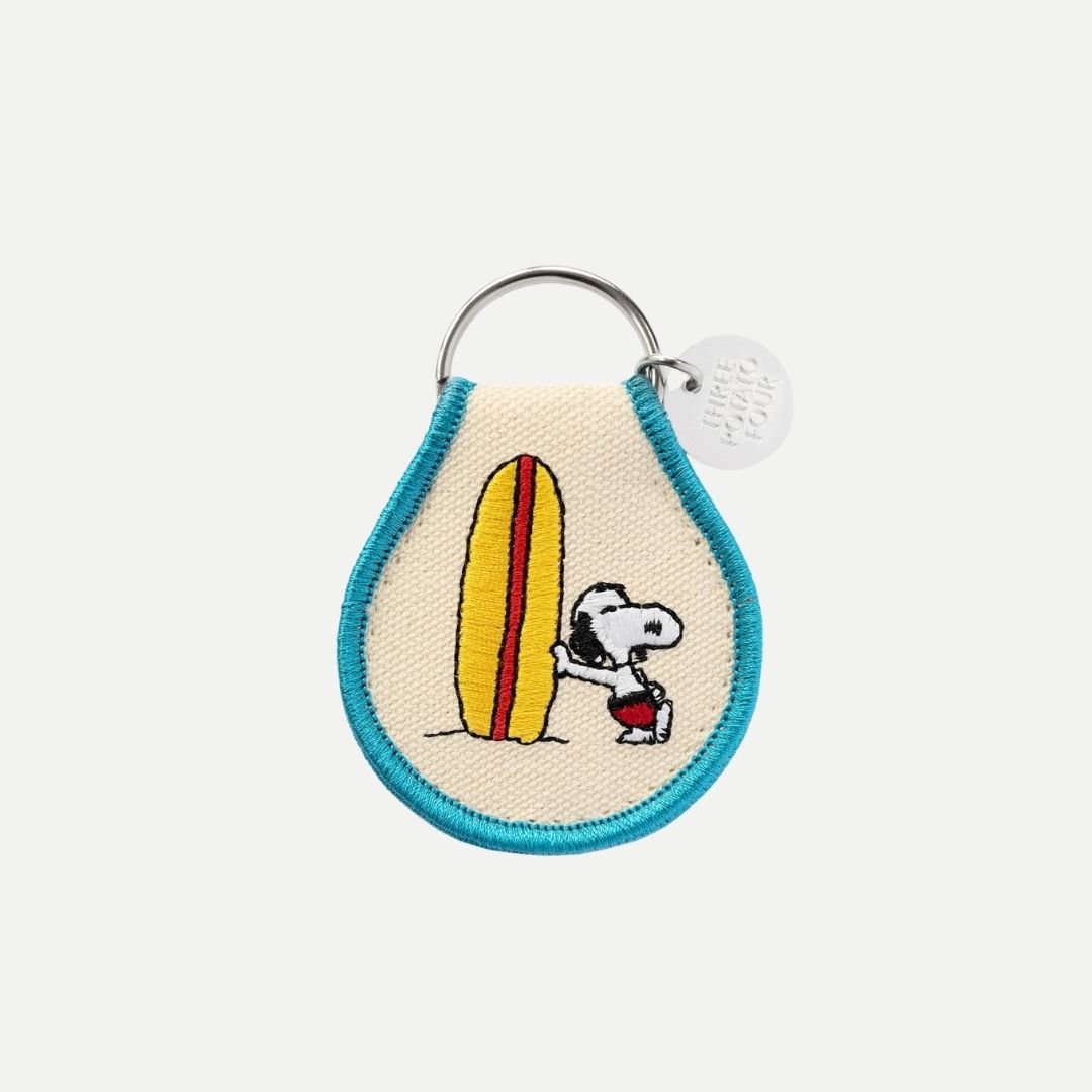 Peanuts® - Snoopy Surf Patch Keychain