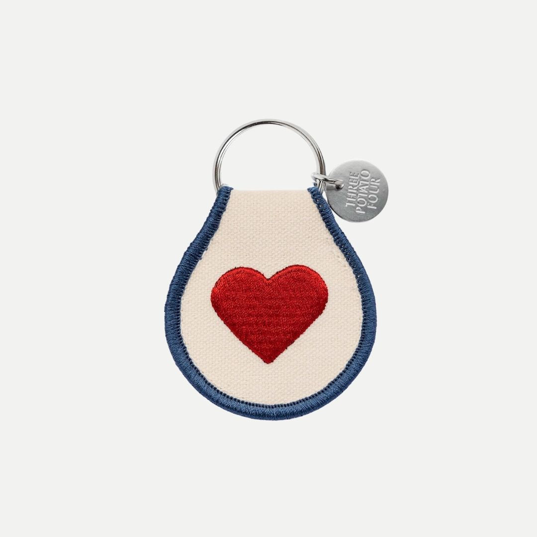 Classic Heart - Patch Keychain