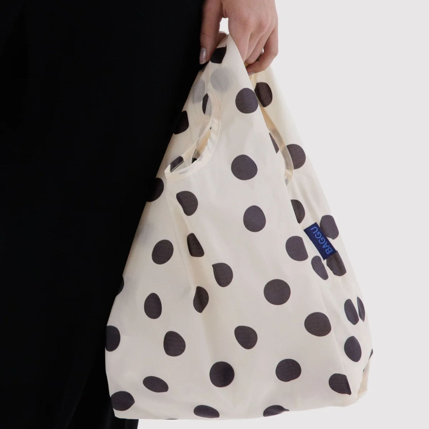 Cream & Black Polka Dot - Baby Baggu
