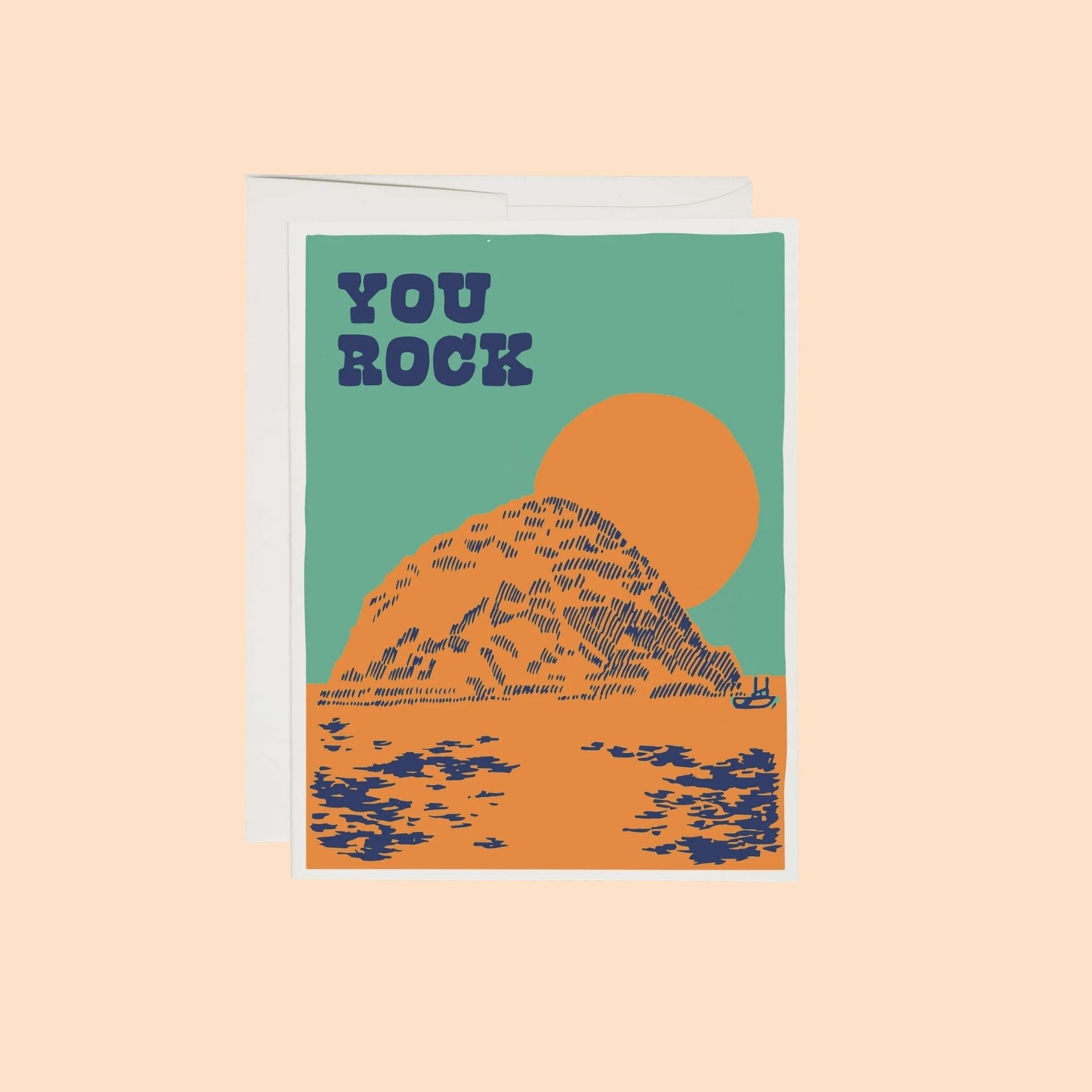 Morro Rock Friendship Card