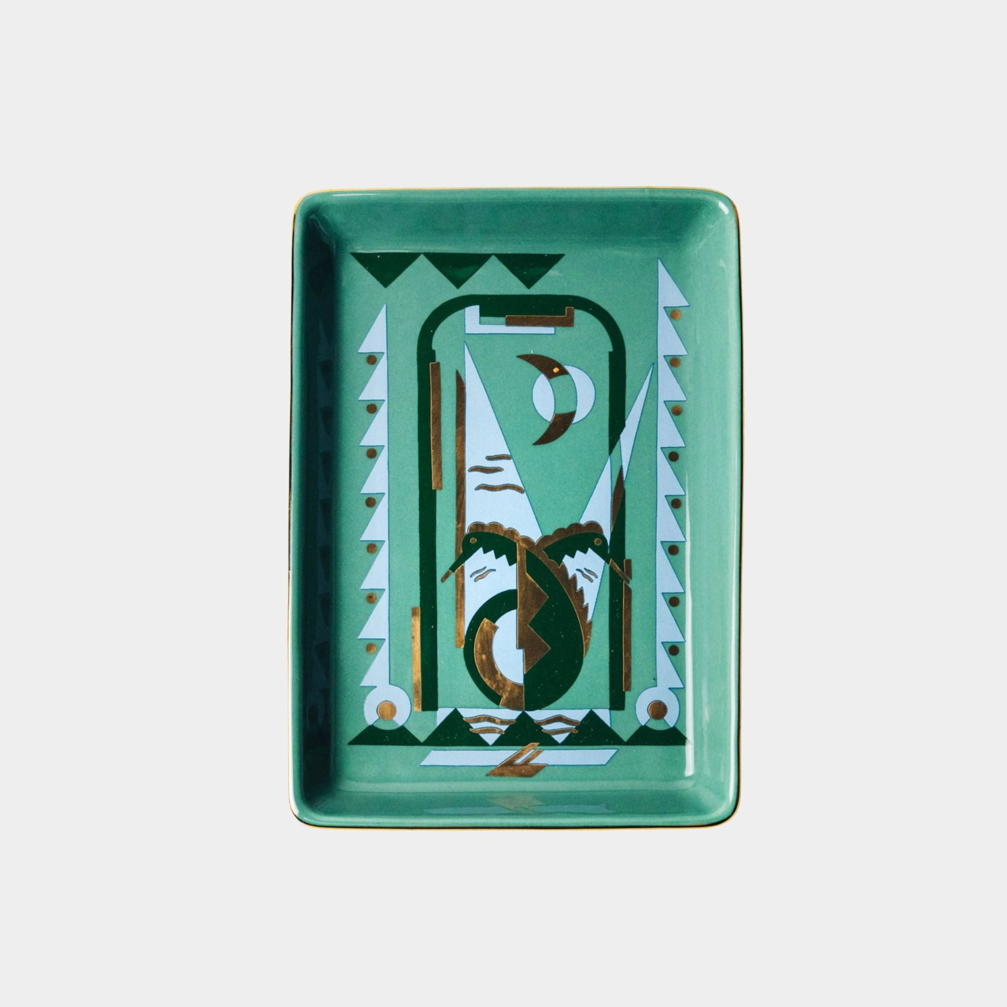 Deco Seahorse Ceramic Tray