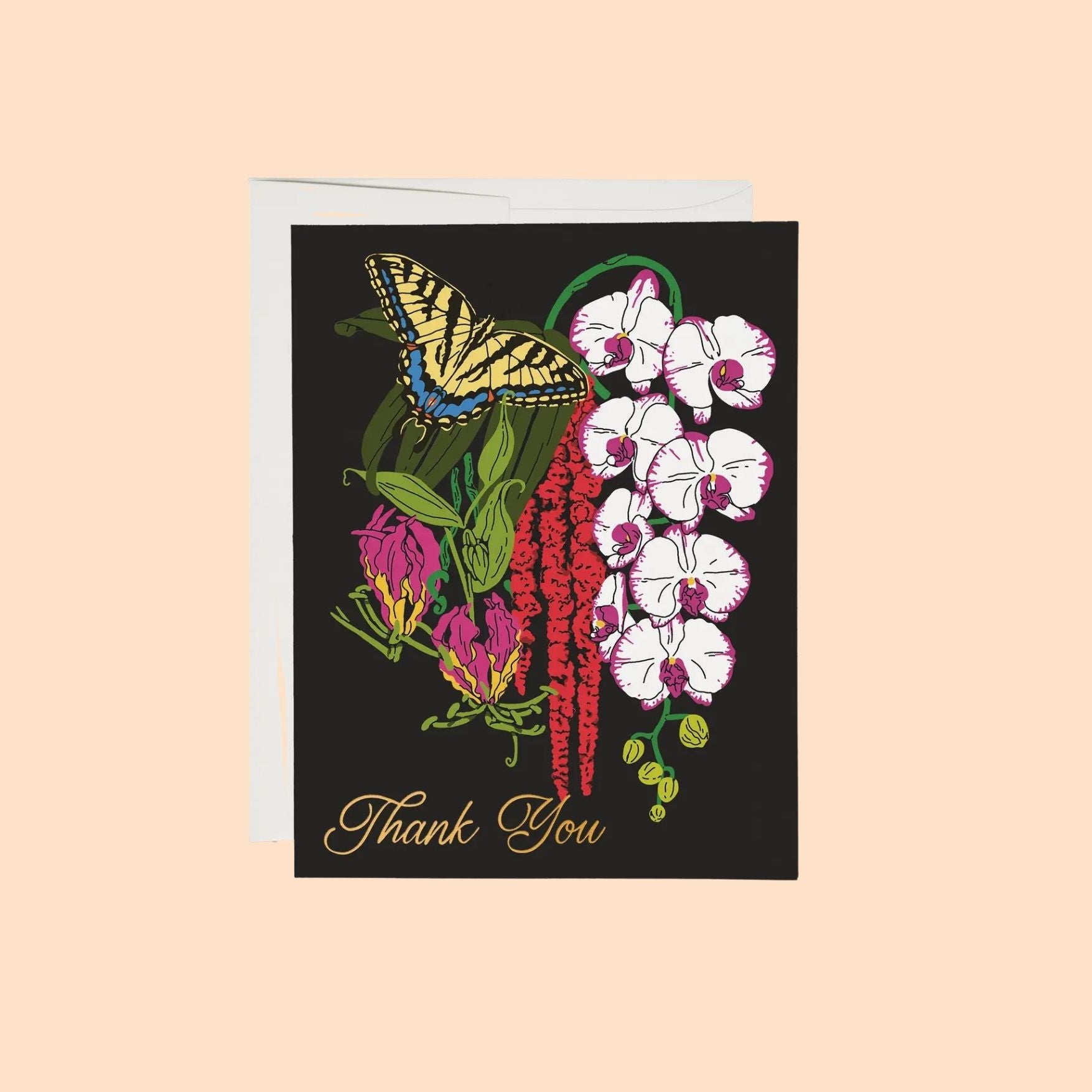 Swallowtail Thank You Card