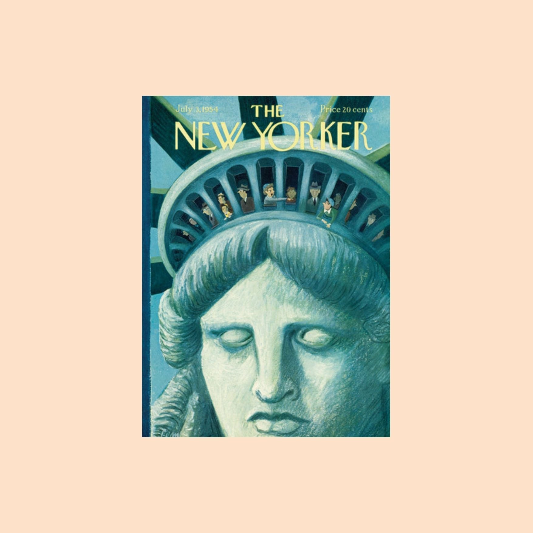 Lady Liberty - New Yorker Greeting Card