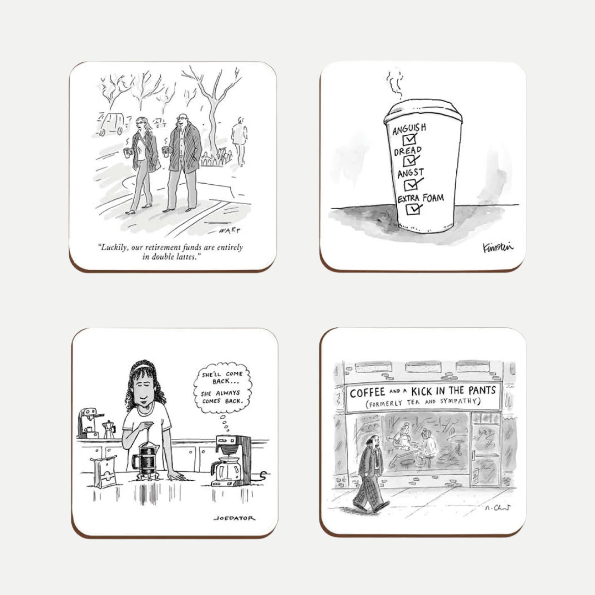 Coffee - Boxed Set of 4 Coasters
