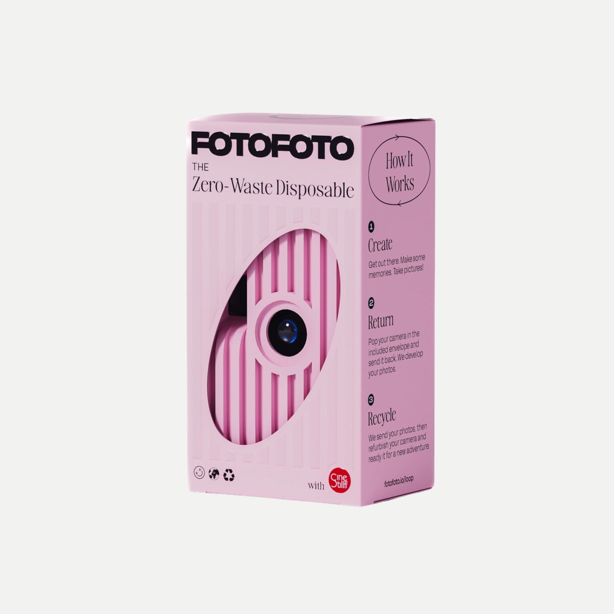 Pink - Sustainable Disposable Camera