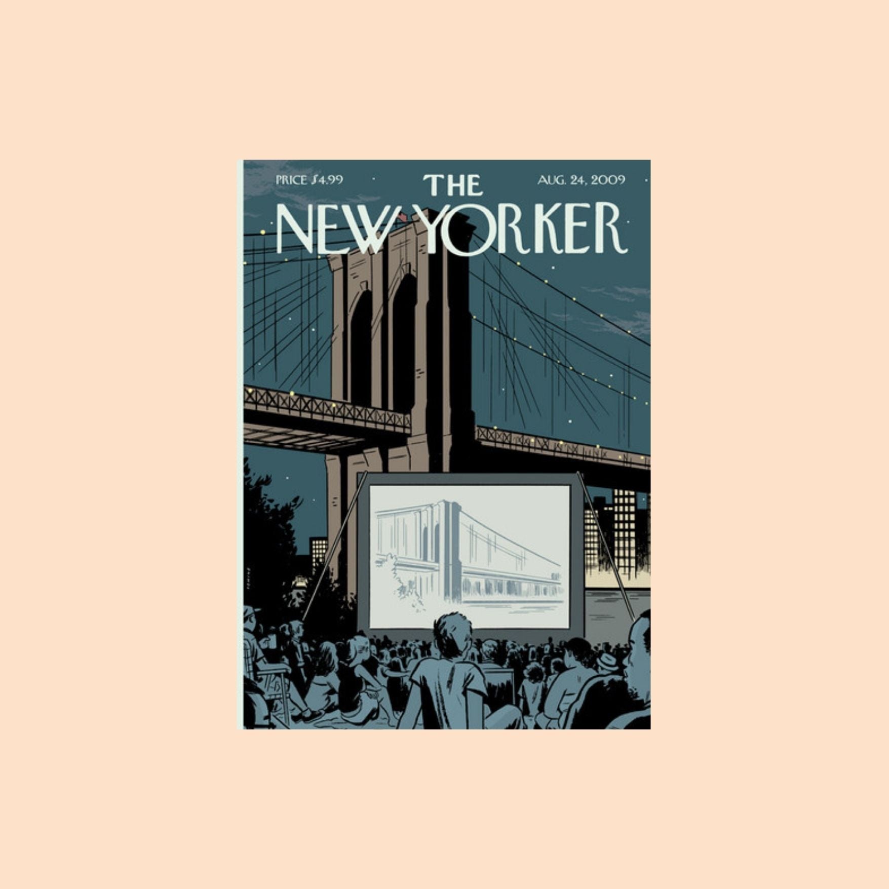 Brooklyn Bridge - New Yorker Greeting Card
