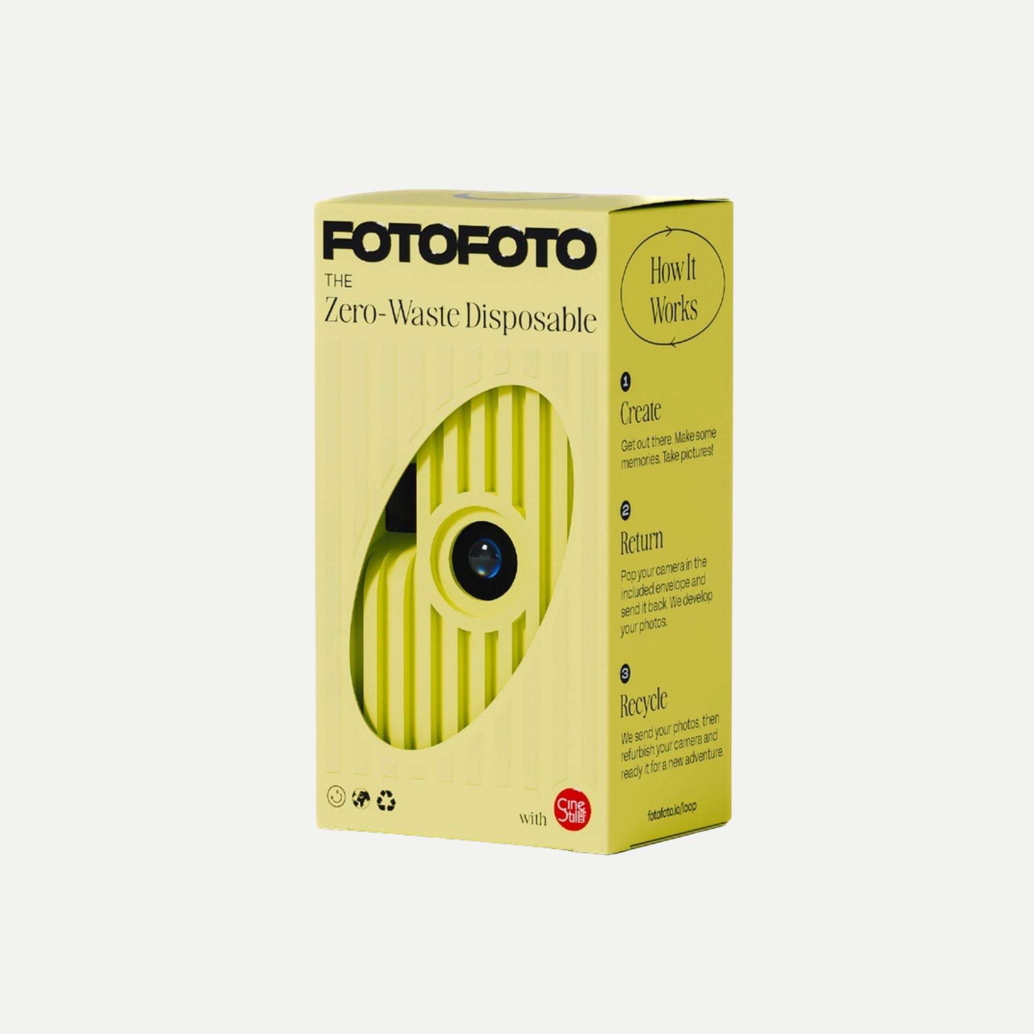 Yellow - Sustainable Disposable Camera
